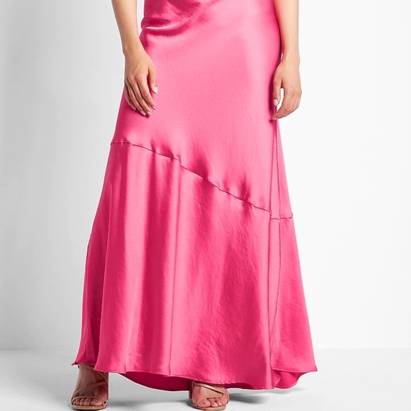 Limited Edition Satin Cowl Neck Maxi Dress - Picture 4 of 6